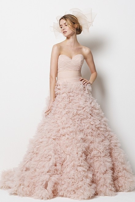 fashion, Monique Lhuillier and tulle