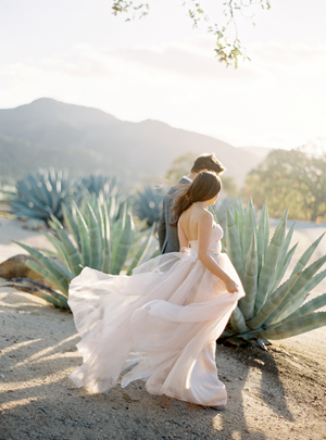 wedding dress, husband and bride