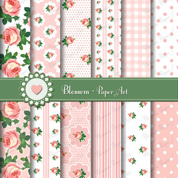 scrapbooking, floral, digital and romatic