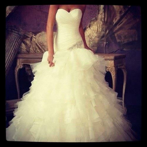 white, bride, bodas and dress
