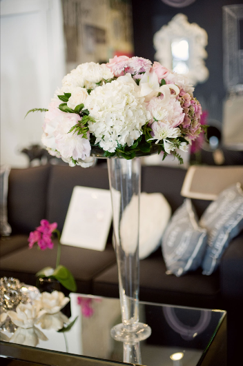 rose, tablepiece and flowers