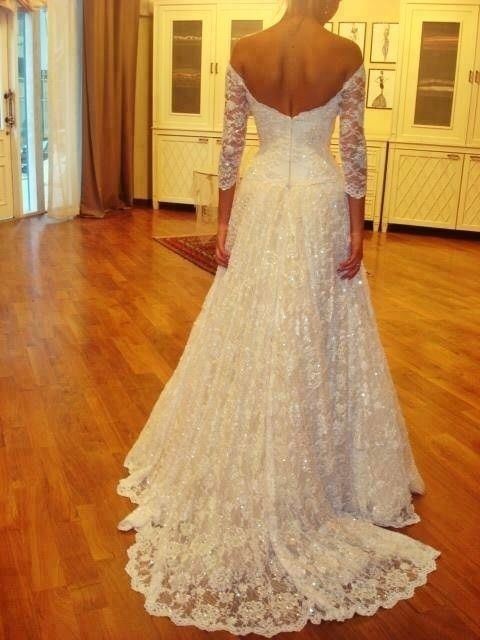 adorable, lace, lady and weddingdress