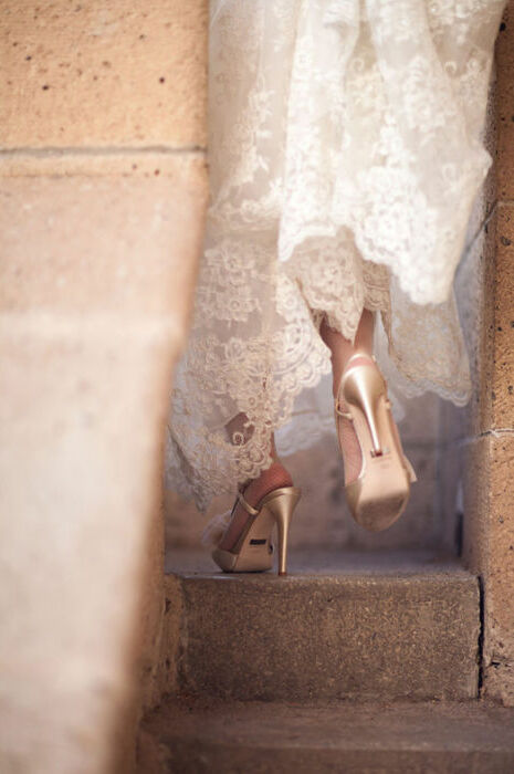 trendy, high heels, gown and exclusive