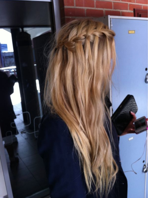 eyes, bun, blonde and cute