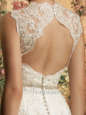 lace wedding dress, bride and weddings