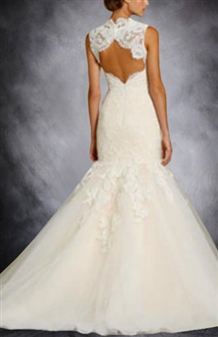 2 in 1 wedding dress, sexy and bridal gown
