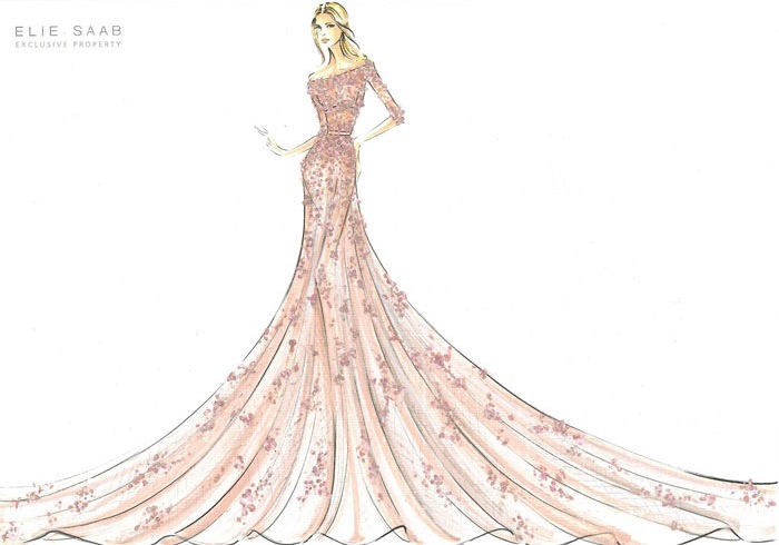 elie saab, pink, fashion and dress