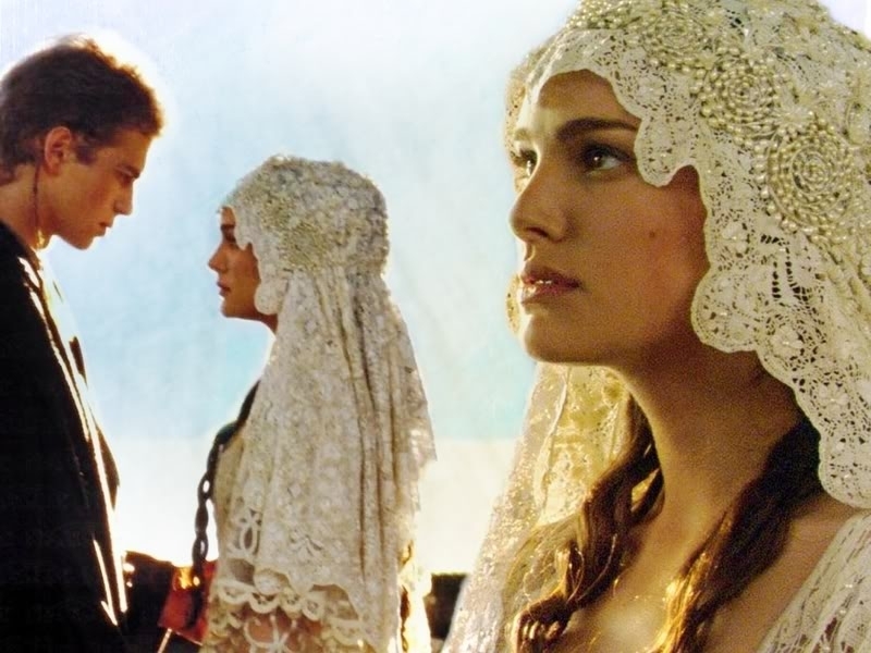 Anakin Skywalker, padme amidala, bride and star wars