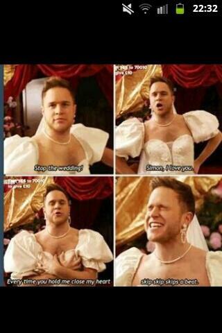 olly murs, dress and comic relief