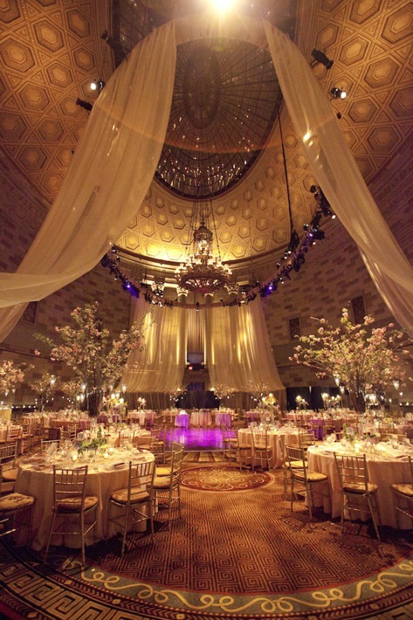 lights, Tables, food and dancing