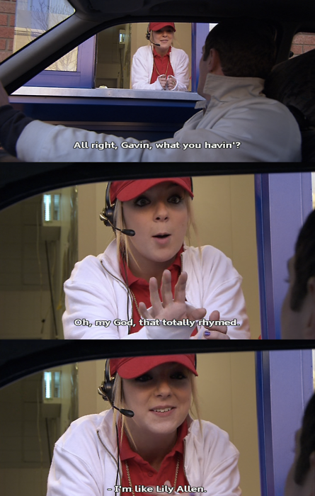 smithy, gavin and stacey and text