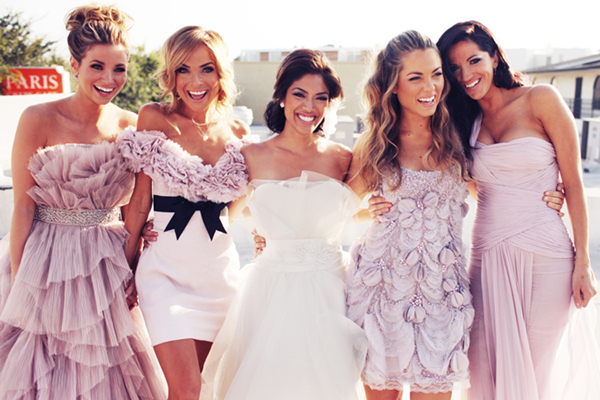 wedding dress, purple and beautiful