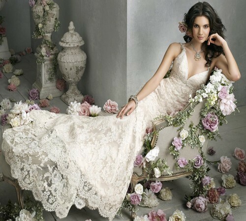 dentelle, dress and roses