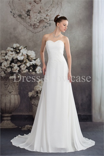 chiffon wedding dress, a line wedding dress and wedding gowns