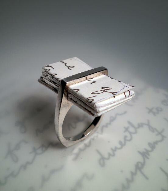 engament, romantic, Letter and ring