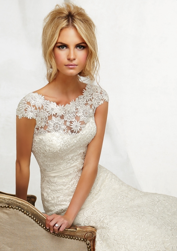 classic wedding dress and dress