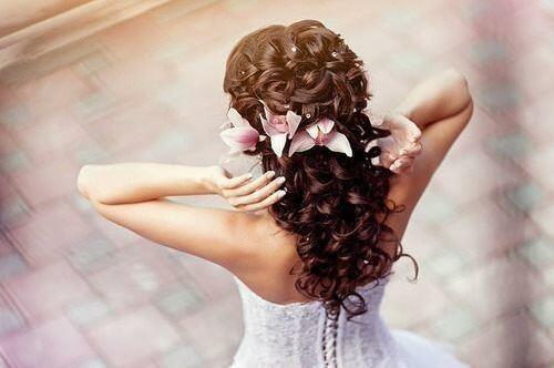 half do, curly and gorgeous