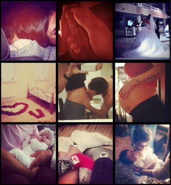 wife, baby, adidas and love