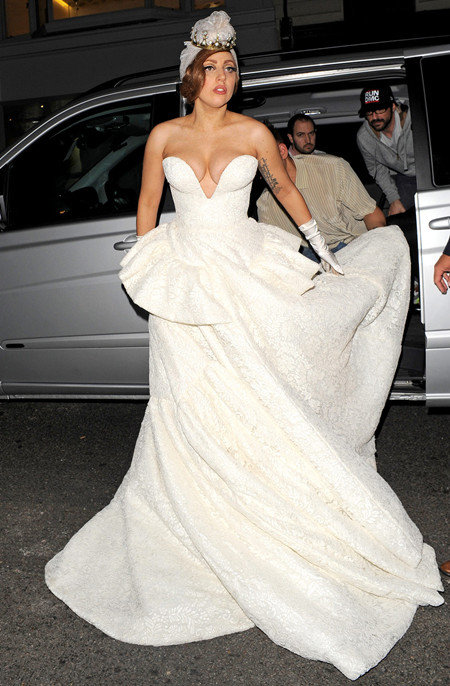 Lady gaga, wedding dress and wedding gowns