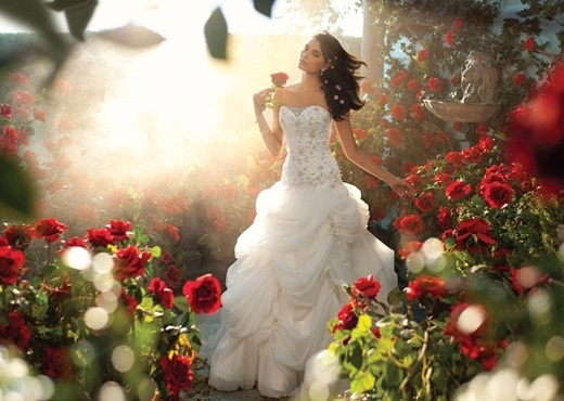 conto de fadas, vestido de noiva and disney