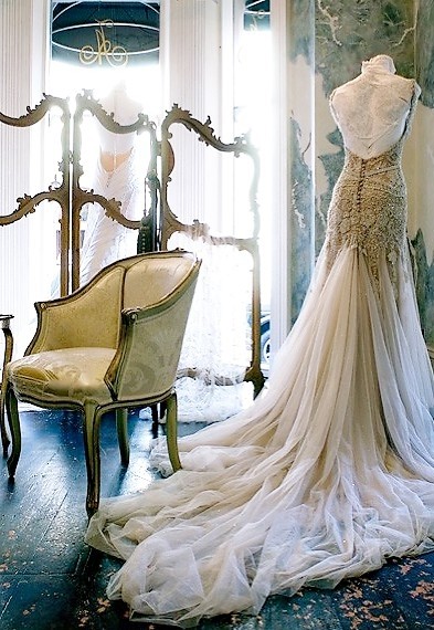 wedding dress, beauty and sheer
