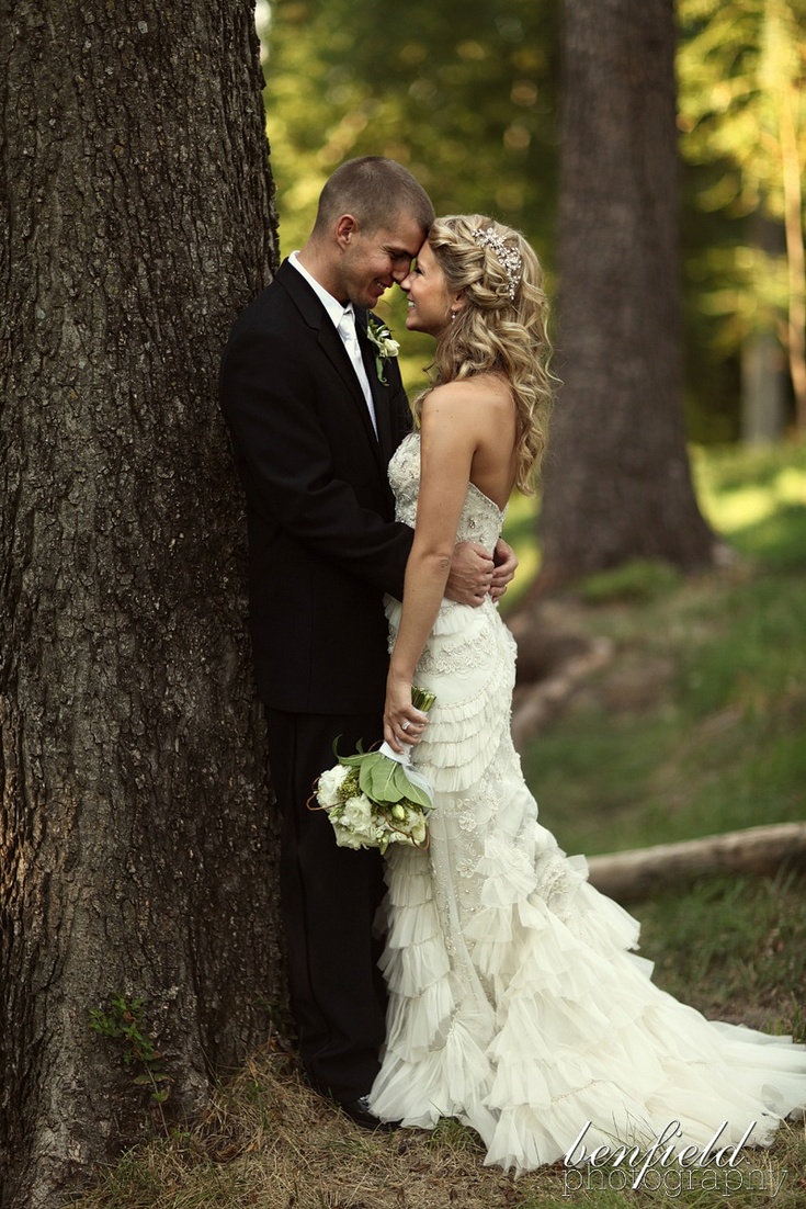 gown, smile, bride and happiness