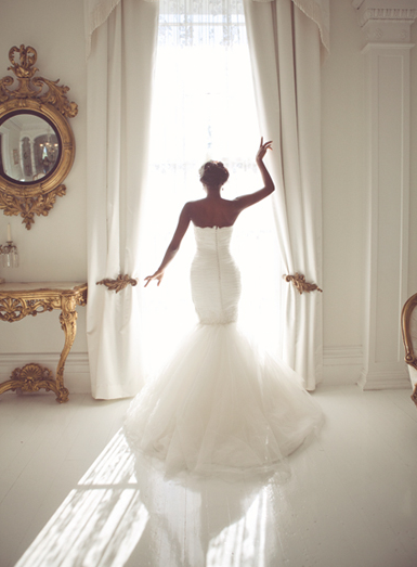 romatic, fishtail and dress