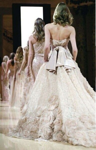 dress, podium and lace