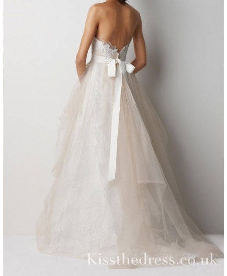 gown, fall and tulle