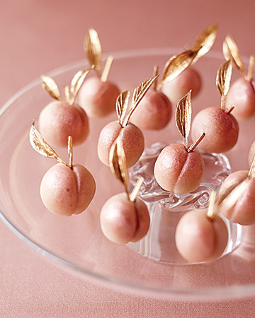 marzipan cherries and dessert