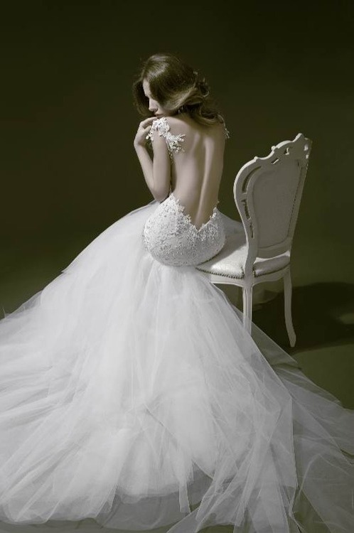 hair, pnina tornai, girl and wedding dress