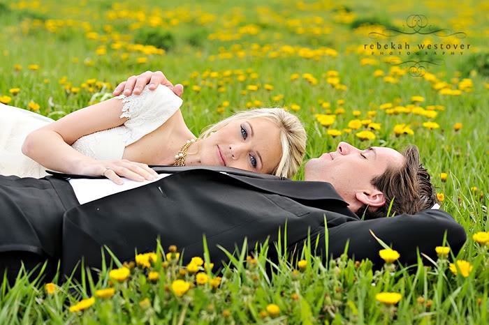 bride, groom, gown and cuddle