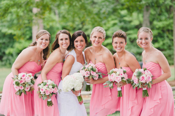 pink, girl and bride
