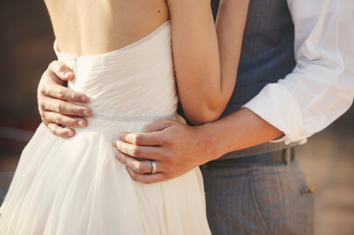 bridal, hug and love