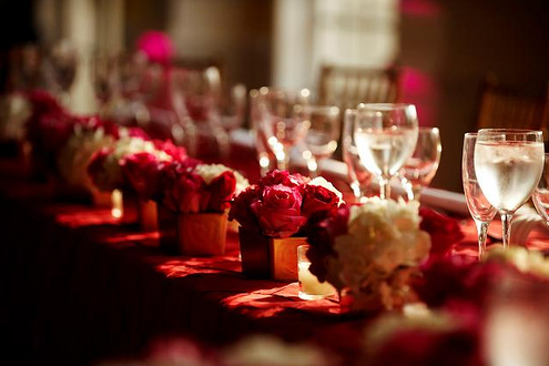 red, luxury and decorations