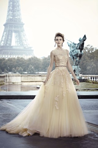 wedding dress, ruffles and feminine