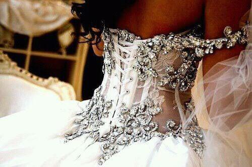 long black hair, wedding dress and cant wait