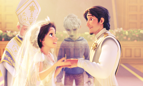 flynn rider, church and dress