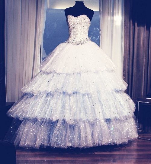 wedding dress, princess, dress and gorgerous
