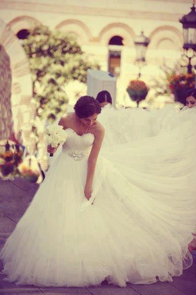 beautiful, fashion and wedding dress