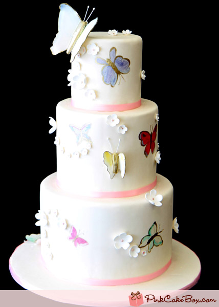 butterfly, papillon mariage and wedding cake