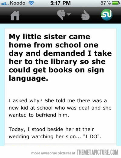 sign language, truth and adorable