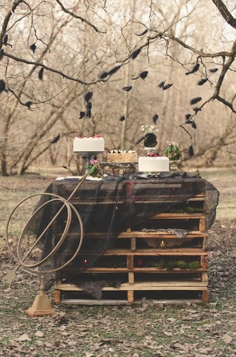 wedding table, sweets table, sweet and wedding cake