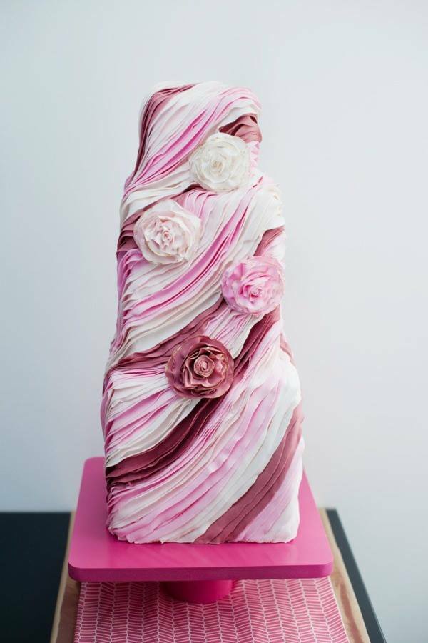 pink, eating, bake and rose