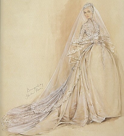 wedding dress and grace kelly