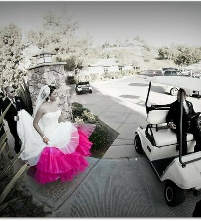 hot pink, gown and fucsia