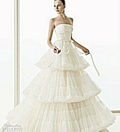 rosa clara and wedding dress