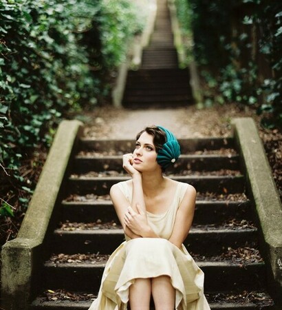 bride, dress and staircase
