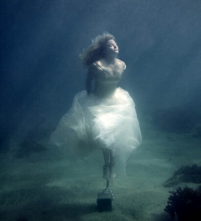 sea, gown and macabre