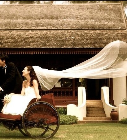 groom, bride and pretty